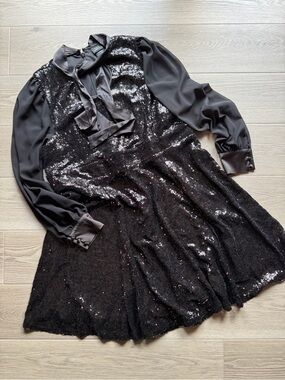 Torrid Sylvia Molly Black Sequins Dress